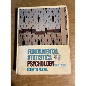 Fundamental Statistics for Psychology Third Edition Robert McCall Hardback Book